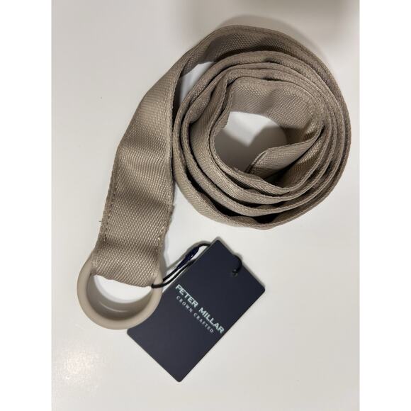 Peter Millar Crown Crafted Performance O-Ring Khaki Belt XXL 2XL NWT - Picture 1 of 4